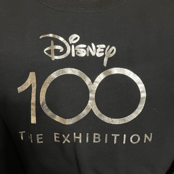 Ladies Disney At George 100 Years Of Wonder Black Jumper Size XL - Picture 3 of 4